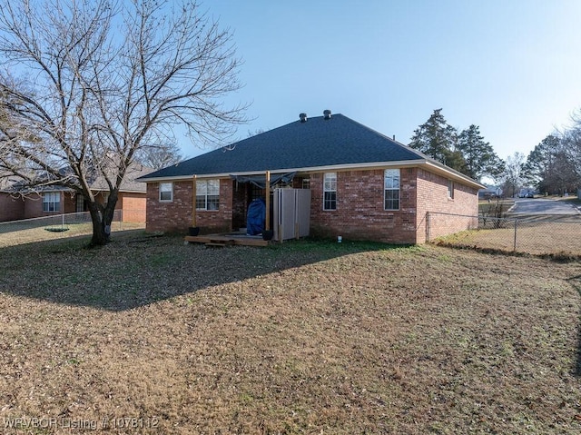 view of back of property