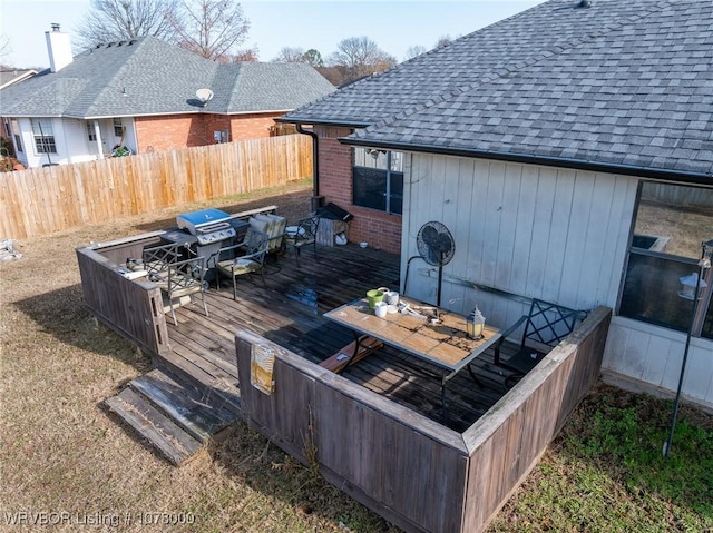 213 N 28th St, Ozark, AR 72949 - view of wooden terrace