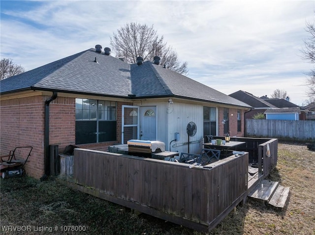 view of rear view of house