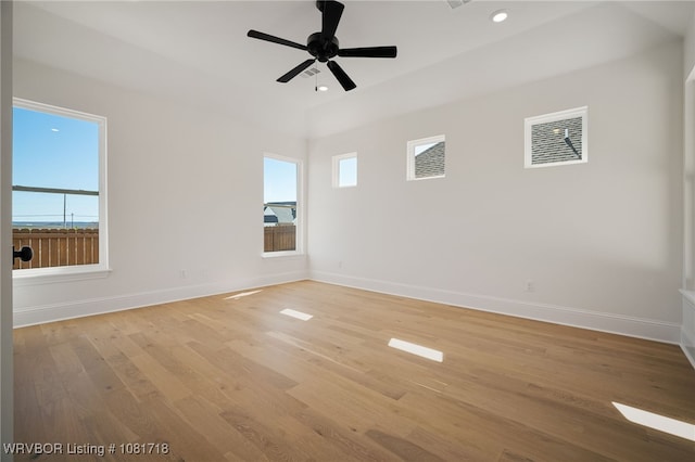 7627 Woodbine Ln, Fort Smith, AR 72916 - unfurnished room with light wood-style floors and ceiling fan