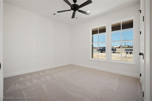 7627 Woodbine Ln, Fort Smith, AR 72916 - spare room with carpet and a ceiling fan