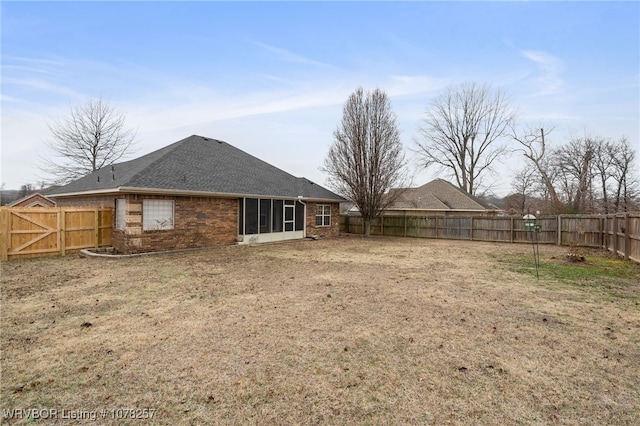 view of rear view of property