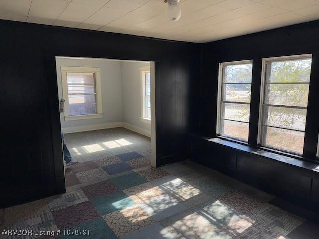 unfurnished room with a wealth of natural light