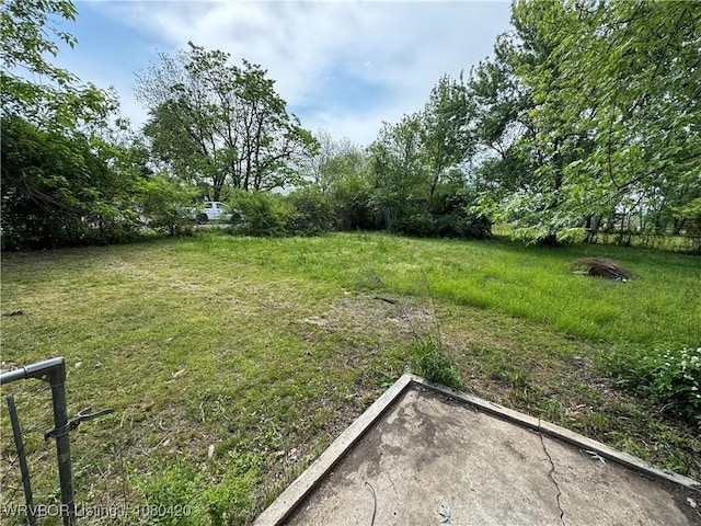 view of yard