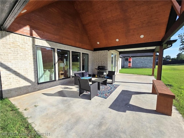 6800 Providence Way, Fort Smith, AR 72916 - view of patio featuring an outdoor hangout area