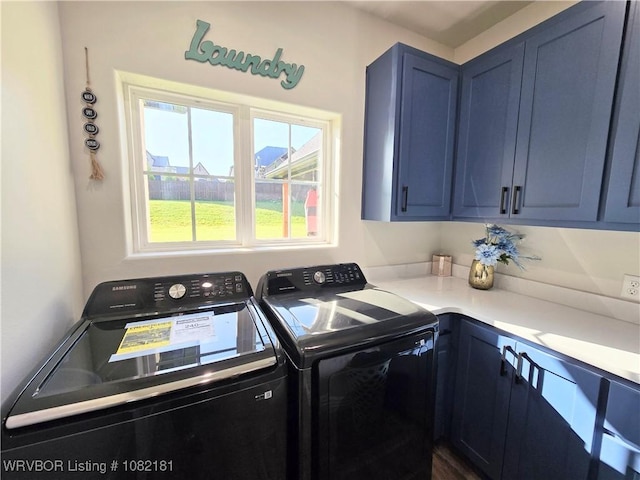 6800 Providence Way, Fort Smith, AR 72916 - laundry area with cabinet space and washing machine and clothes dryer