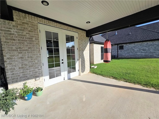 6800 Providence Way, Fort Smith, AR 72916 - view of patio with french doors