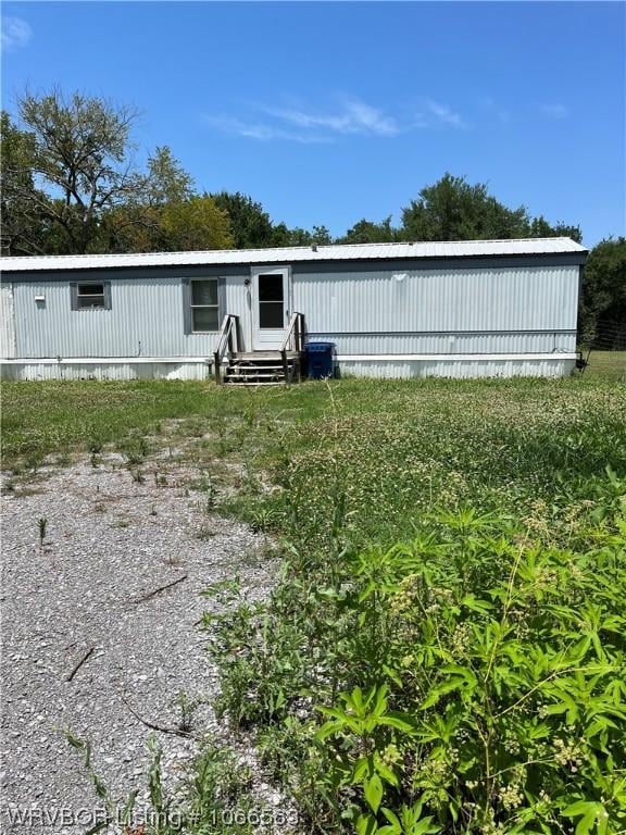 view of rear view of property