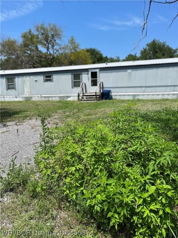 view of rear view of property