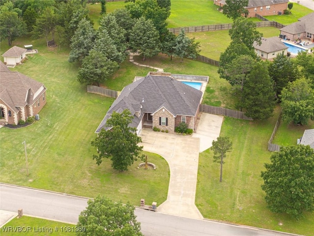 937 Forrest Park Way, Greenwood, AR 72936 - view from above of property featuring a pool