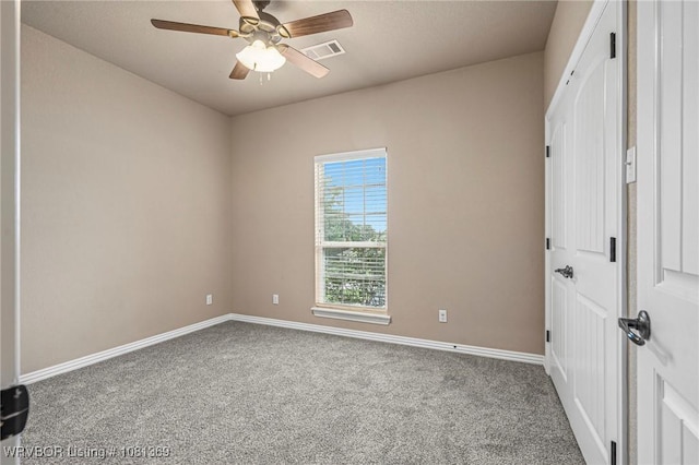 937 Forrest Park Way, Greenwood, AR 72936 - unfurnished room with carpet flooring, a ceiling fan, and baseboards