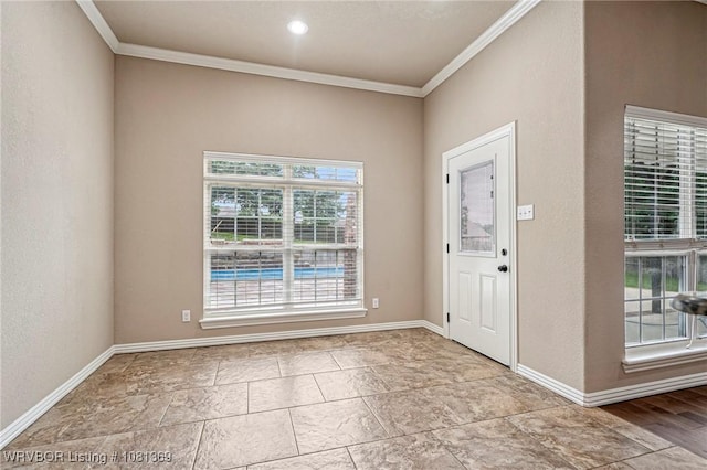 937 Forrest Park Way, Greenwood, AR 72936 - foyer with crown molding and baseboards