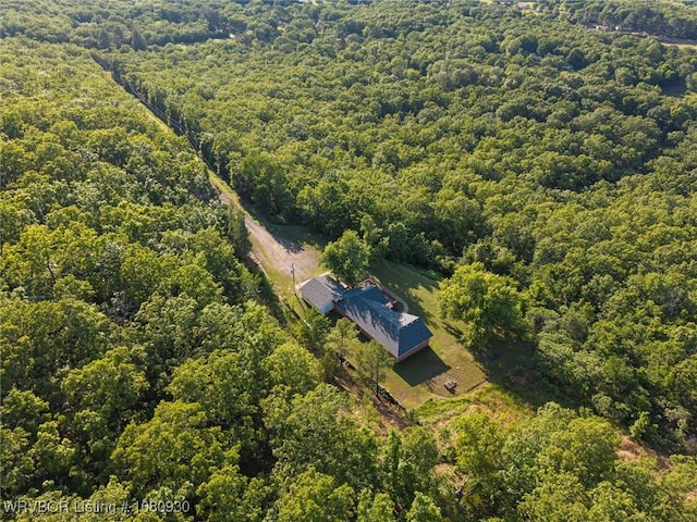 1003 Blair St, Pocola, OK 74902 - bird's eye view of a forest