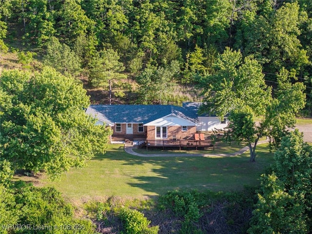 1003 Blair St, Pocola, OK 74902 - aerial view of property and surrounding area