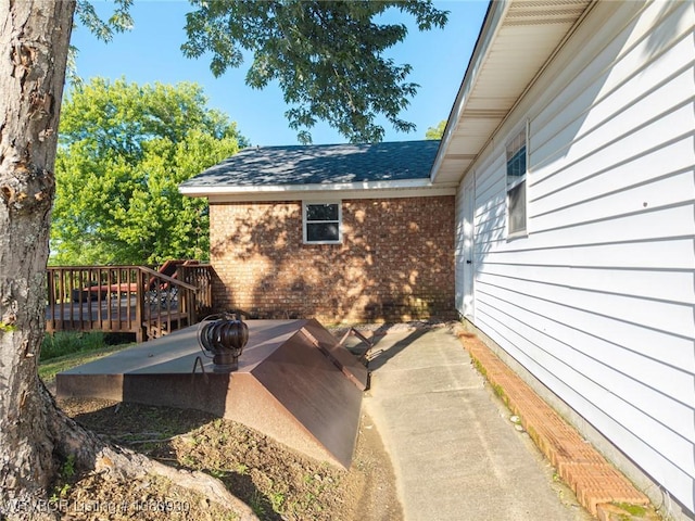 1003 Blair St, Pocola, OK 74902 - view of patio / terrace featuring a deck