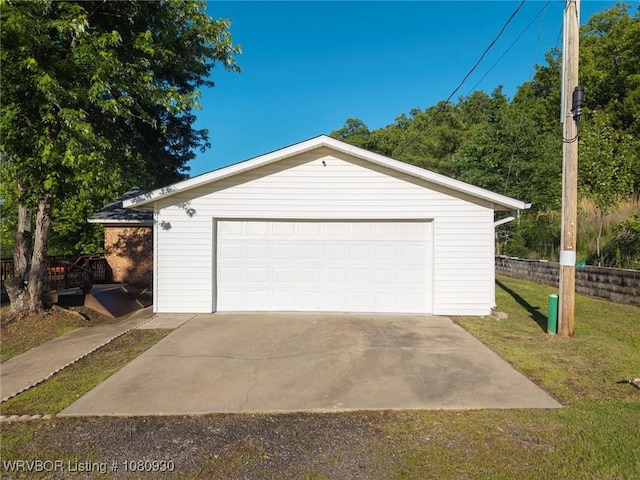 1003 Blair St, Pocola, OK 74902 - view of detached garage