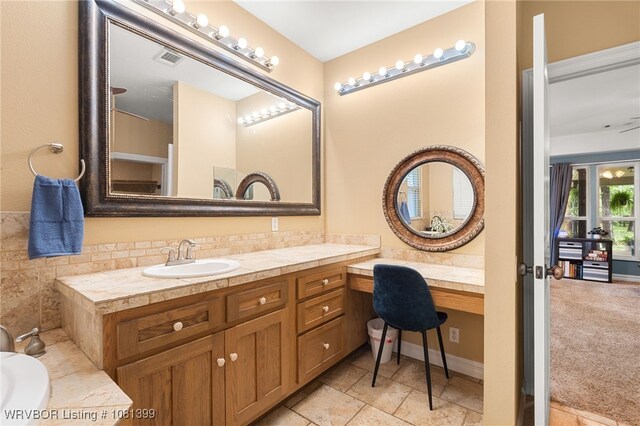 1760 N Ulmer St, Greenwood, AR 72936 - bathroom featuring vanity and a tub