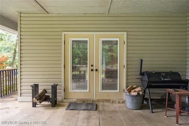 1760 N Ulmer St, Greenwood, AR 72936 - entrance to property featuring french doors and a patio