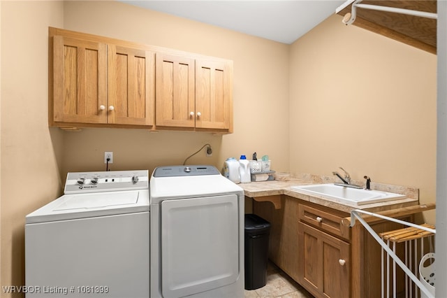 1760 N Ulmer St, Greenwood, AR 72936 - laundry area with separate washer and dryer and cabinet space