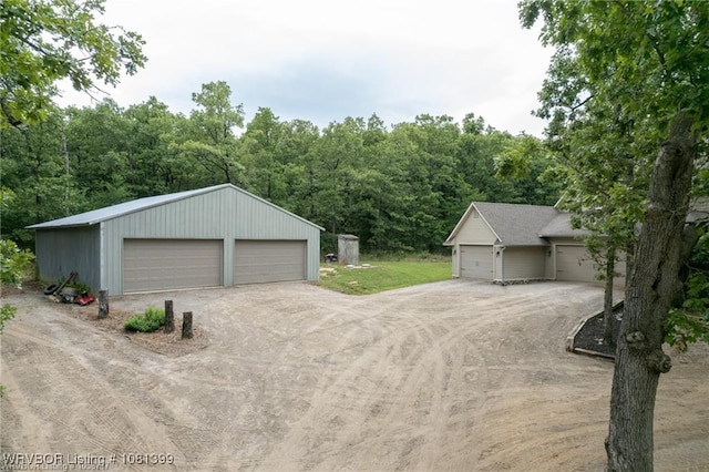 1760 N Ulmer St, Greenwood, AR 72936 - view of detached garage