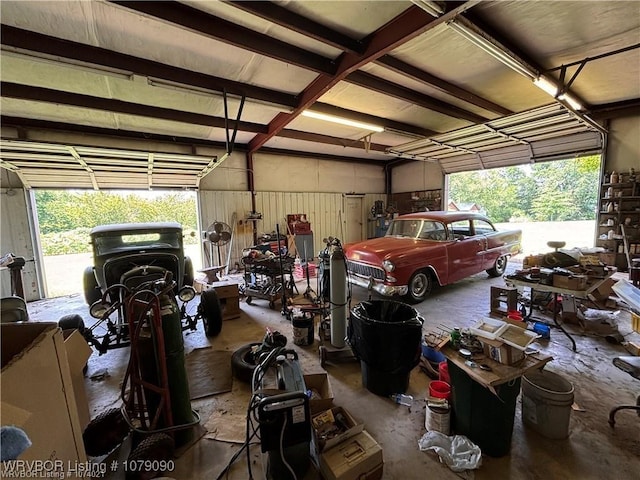 5525 Slaytonville Rd, Hackett, AR 72937 - view of garage