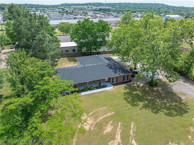 aerial view of property and surrounding area