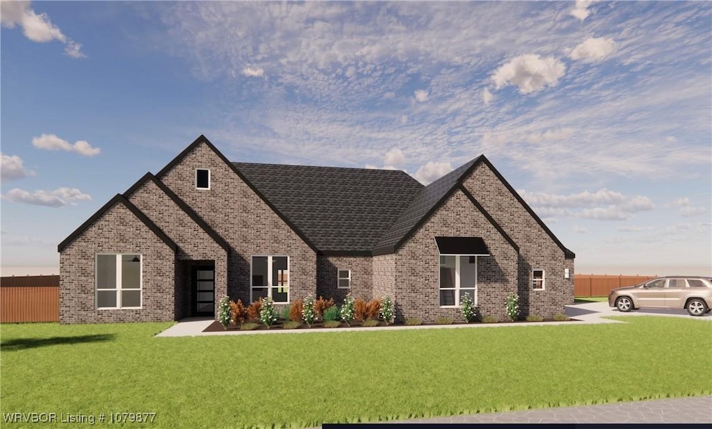 106 Brown Quail Trce, Barling, AR 72923 - view of front of house with brick siding and a front lawn