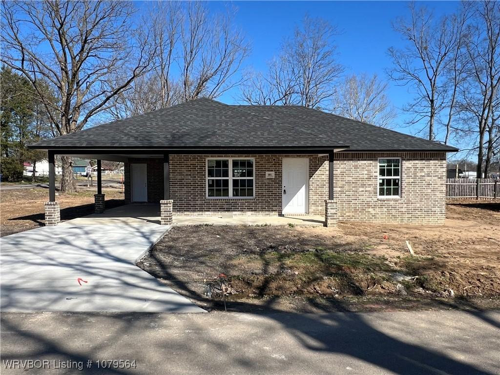 view of back of property