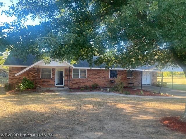 view of ranch-style home