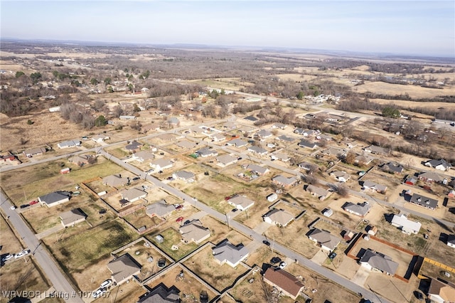 aerial view featuring a residential view