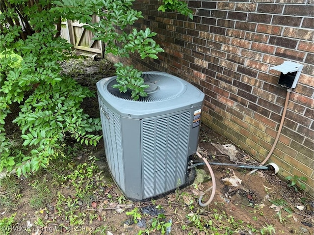 2206 Cordova Ter, Greenwood, AR 72936 - exterior view of cooling unit and brick siding