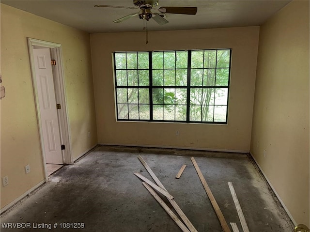 2206 Cordova Ter, Greenwood, AR 72936 - spare room with healthy amount of natural light and ceiling fan