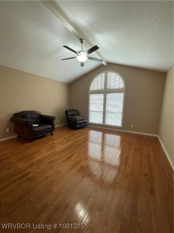 1801 Fianna Way, Fort Smith, AR 72908 - unfurnished room with wood finished floors, ceiling fan, a textured ceiling, and baseboards