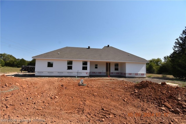 view of rear view of property