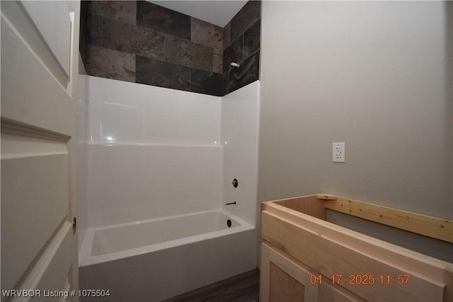 full bathroom with shower / bath combination