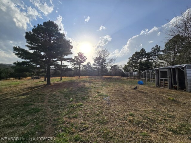 view of poultry coop