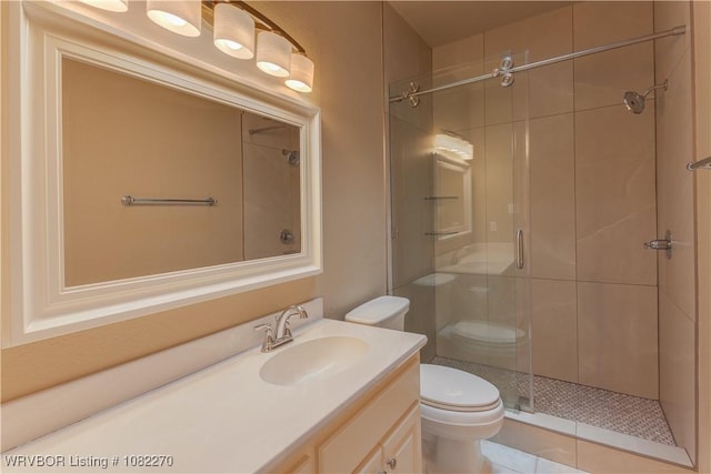 2112 Rannoch Trce, Fort Smith, AR 72908 - full bath with a stall shower, vanity, and tile patterned floors