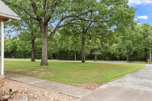42735 Timber Ridge Rd, Howe, OK 74940 - view of grassy yard featuring view of scattered trees