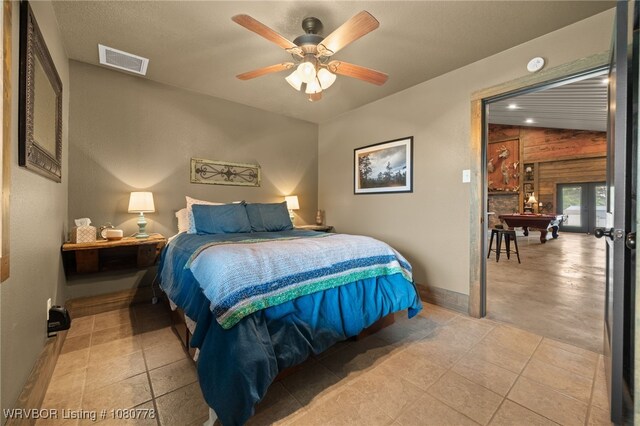 465 Boyd Dr, New Blaine, AR 72851 - bedroom featuring baseboards, ceiling fan, and billiards