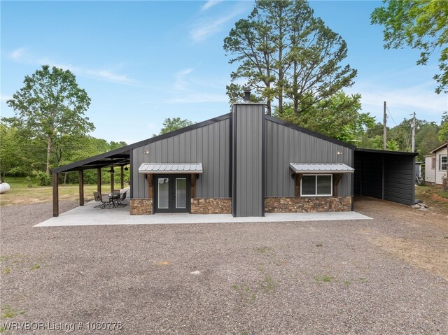 465 Boyd Dr, New Blaine, AR 72851 - exterior space with french doors