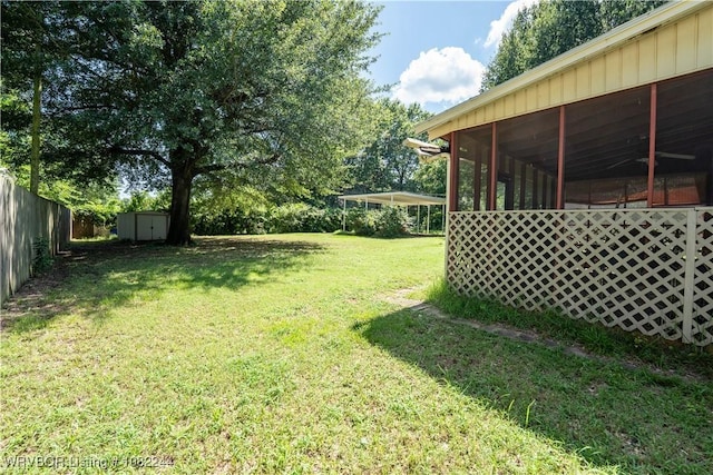 4300 Tilles Ave, Fort Smith, AR 72903 - view of yard with a storage shed
