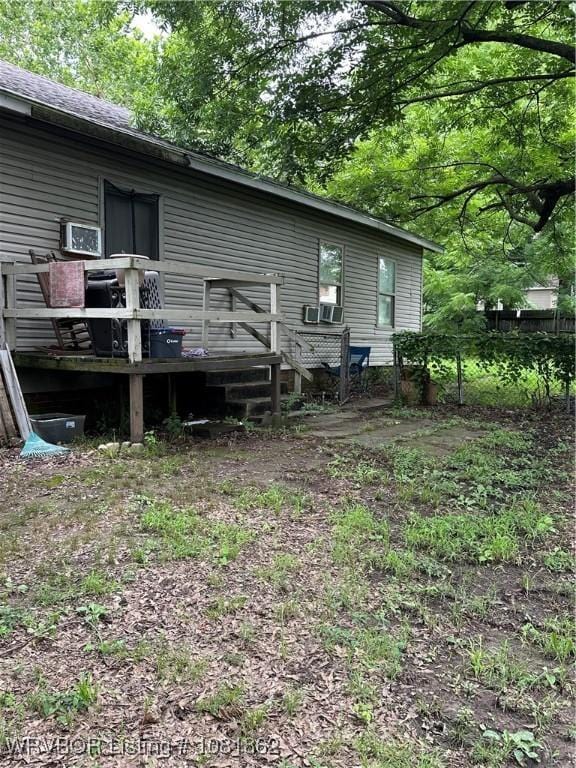 1101 N 6th St Unit A & B, Fort Smith, AR 72901 - back of house featuring a wooden deck
