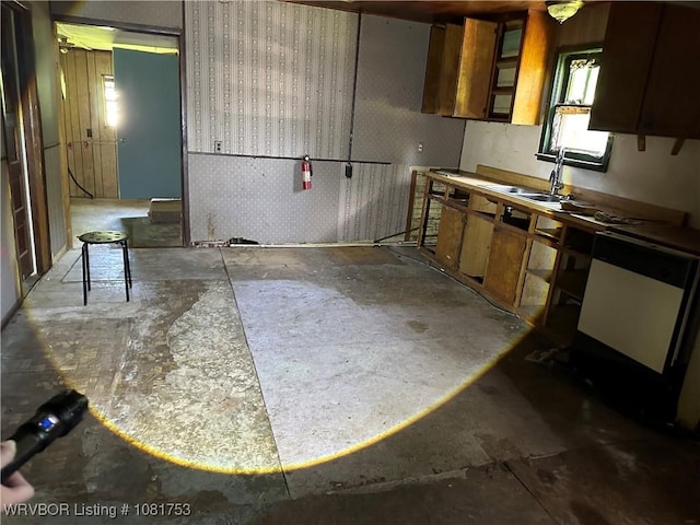 3329 Furry Way, Van Buren, AR 72956 - kitchen featuring a sink and brown cabinets