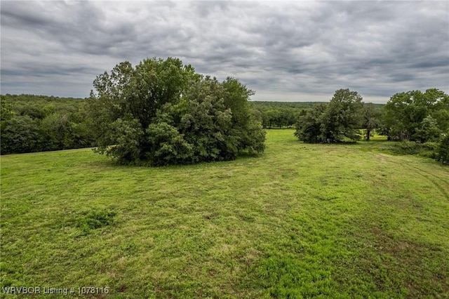 view of landscape with a rural view