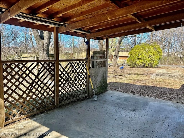 view of patio