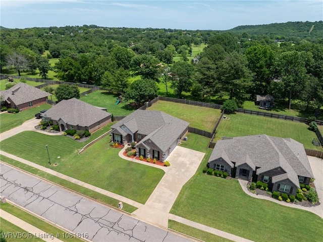 12905 Limestone Dr, Fort Smith, AR 72916 - aerial view of property and surrounding area featuring a heavily wooded area