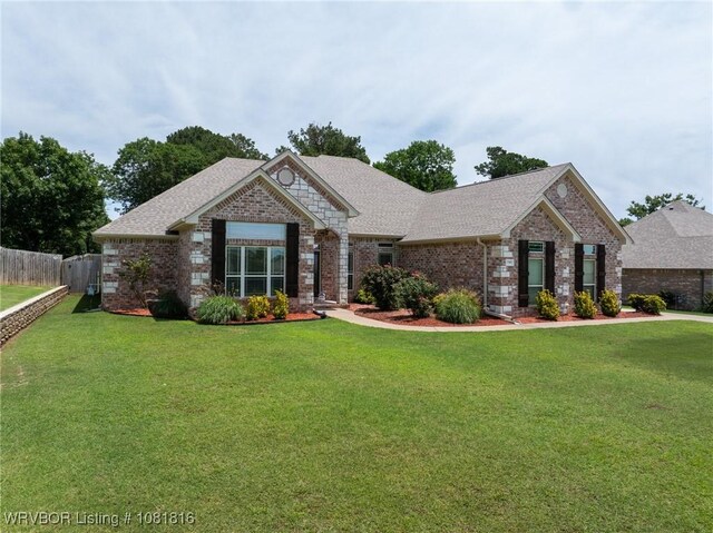 12905 Limestone Dr, Fort Smith, AR 72916 - view of front facade featuring brick siding and roof with shingles