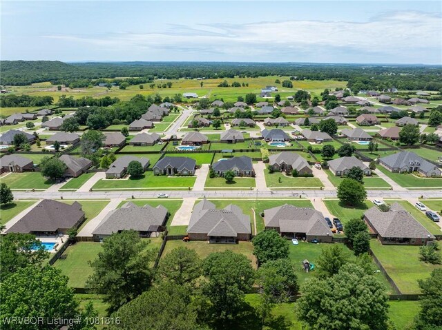 12905 Limestone Dr, Fort Smith, AR 72916 - aerial perspective of suburban area