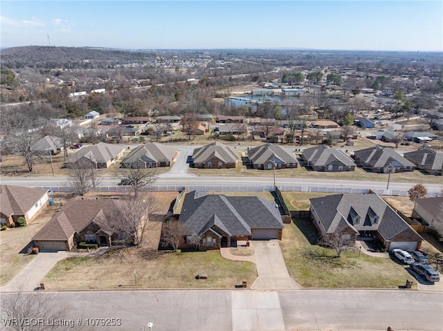 birds eye view of property featuring a residential view