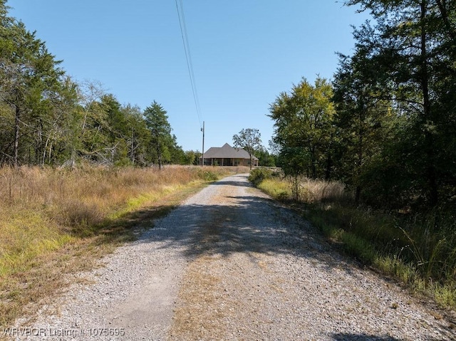 view of road